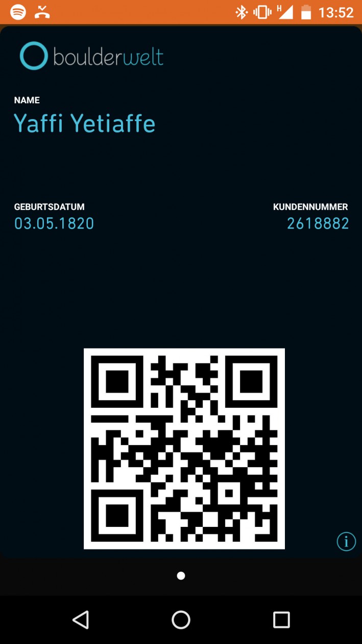 QR Code Ankuendigung