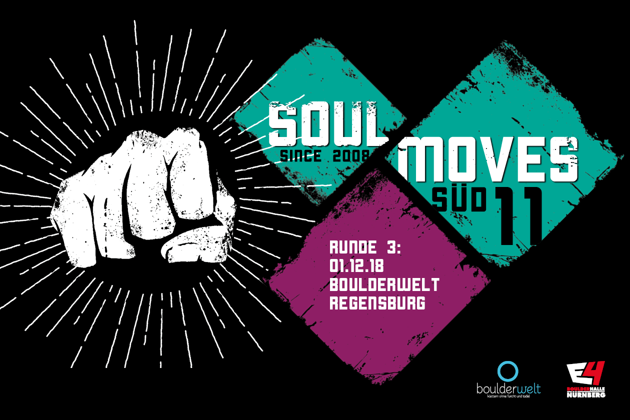 Soulmoves Süd 11 startet in die dritte und letzte Runde Spaßwettkampf in der Boulderwelt Regensburg