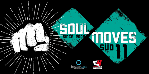 Soulmoves Süd 11 startet in eine neue Runde Spaßwettkampf in der Boulderwelt München Ost, Boulderwelt Regensburg und Boulderhalle E4