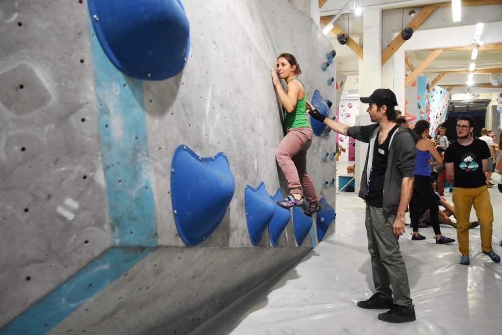 Eindrücke von der Tech Session in der Boulderwelt München West