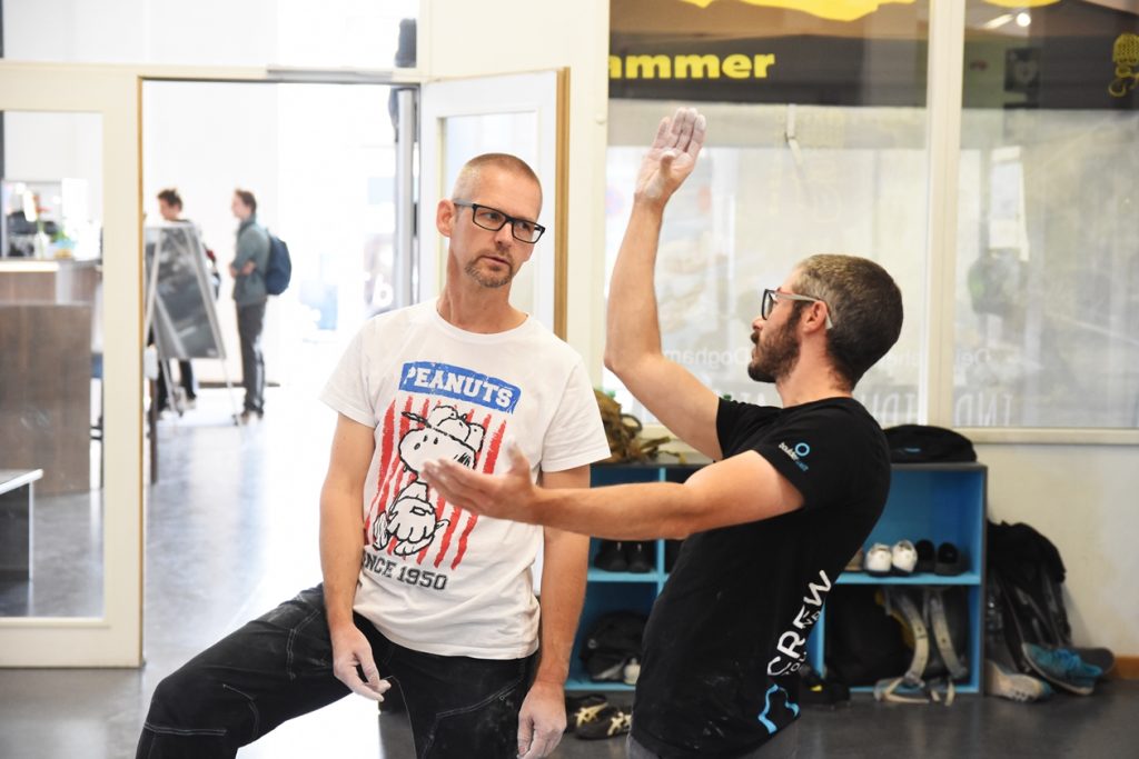 Eindrücke von der Tech Session in der Boulderwelt München West