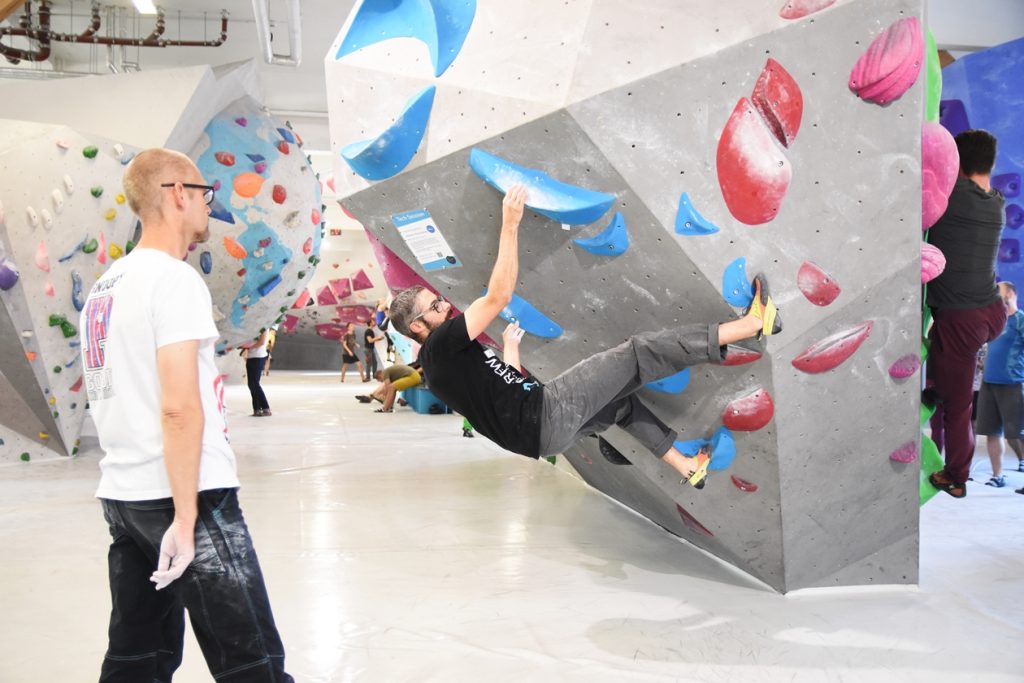 Eindrücke von der Tech Session in der Boulderwelt München West