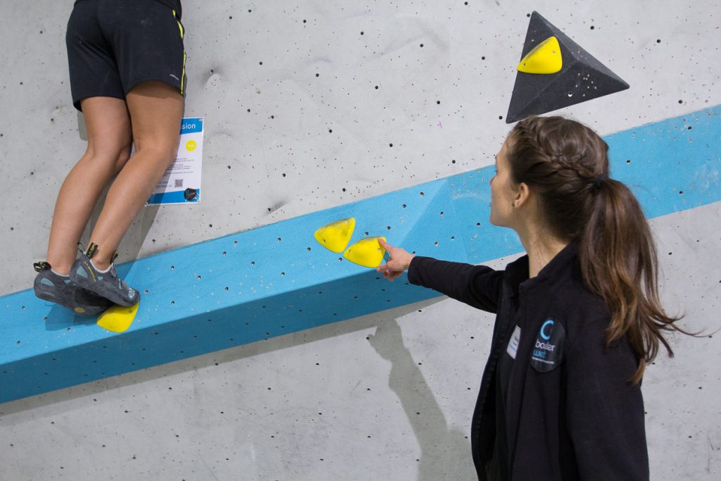 Eindrücke von der Tech Session in der Boulderwelt München Ost