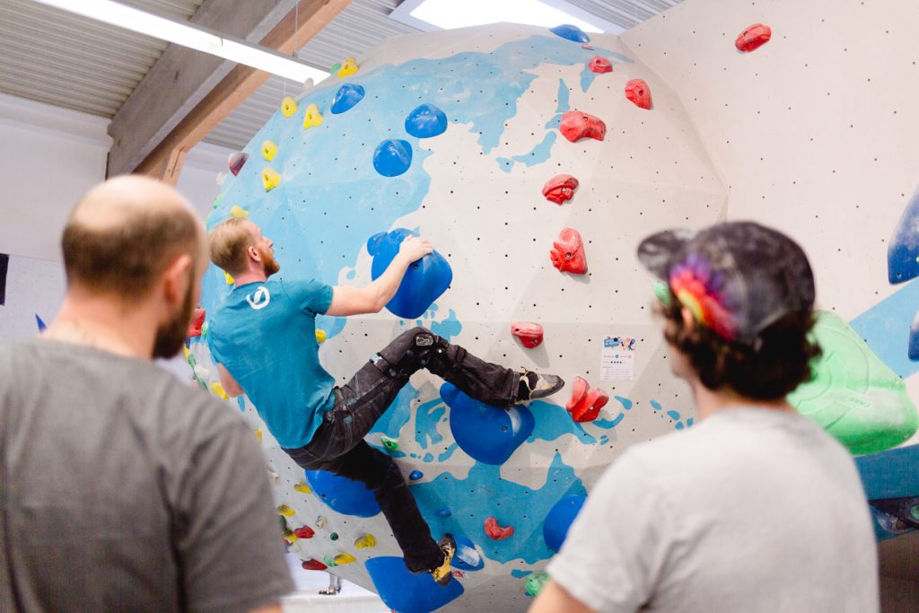 Unser Bouldergame Catch Ya Match ging in der Boulderwelt Regensburg in die zweite Runde