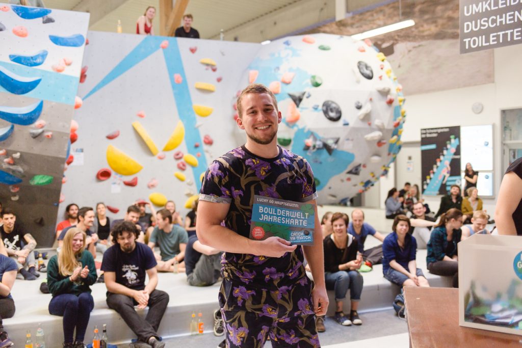 Unser Bouldergame Catch Ya Match ging in der Boulderwelt Regensburg in die zweite Runde