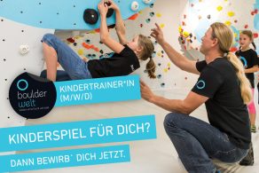 Die Boulderwelt Regensburg sucht Kindertrainer*innen!