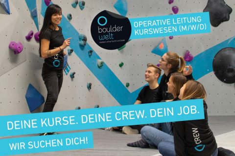 Boulderwelt Regensburg sucht Operative Leitung Kurswesen