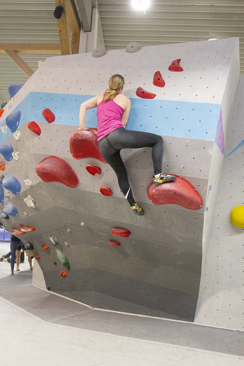 Gratis Techniken erlernen und von unserer Routenbau udn Trainer Crew coachen lassen bei der Tech Session in der Boulderwelt Regensburg