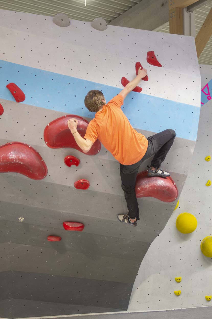 Gratis Techniken erlernen und von unserer Routenbau udn Trainer Crew coachen lassen bei der Tech Session in der Boulderwelt Regensburg