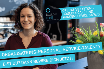 Boulderwelt Regensburg sucht Operative Leitung Bouldercafe und Kundenservice