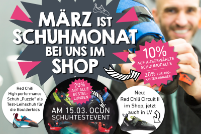März ist Schuhaktion im Shop!