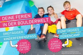 Ferienprogramm für Kinder in der Boulderwelt Regensburg