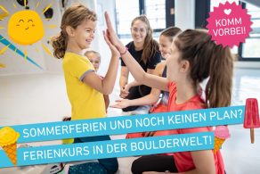 Deine Ferien in der Boulderwelt