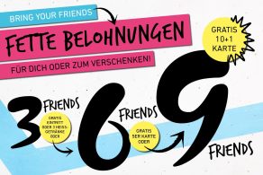 Bring your friends und kassiere fette Belohnungen!