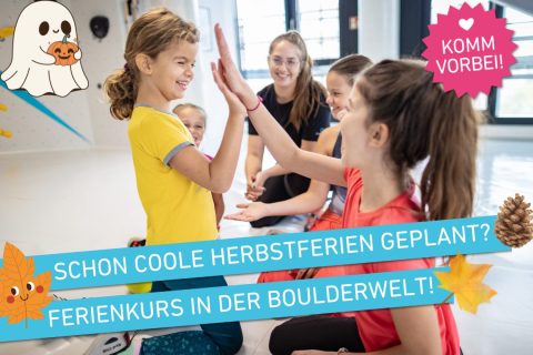 Unser Herbstferienprogramm in der Boulderwelt Regensburg