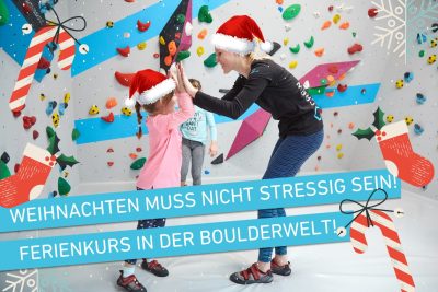 Weihnachtsferien in der Boulderwelt