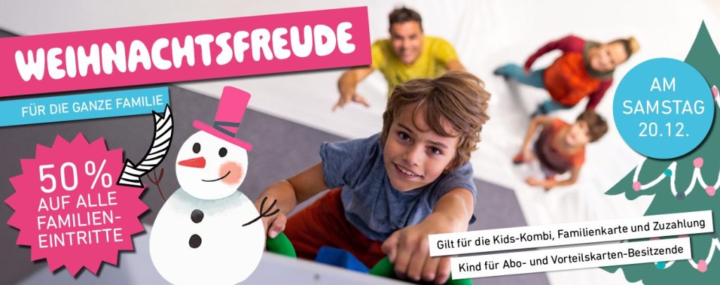 Adventsbouldern in der Boulderwelt Regensburg für 50 % reduziert