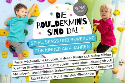 Boulderminis in der Boulderwelt Regensburg