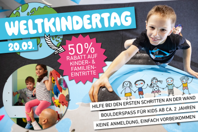 Wir feiern den Weltkindertag am 20.9.! Sei auch Du mit Deinem Kind dabei!